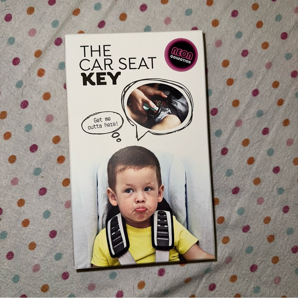 The Car Seat Key - Hot Pink - Brand New - Easy Car Seat Release